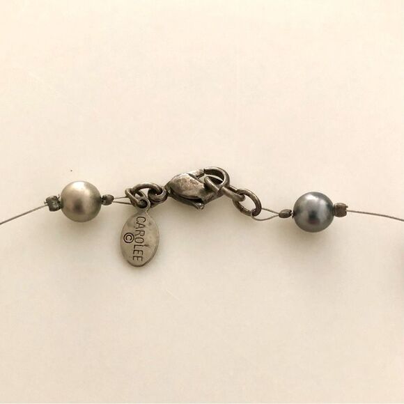 Carolee | Multicolored Faux Pearl Necklace | 16” Length - Picture 3 of 3